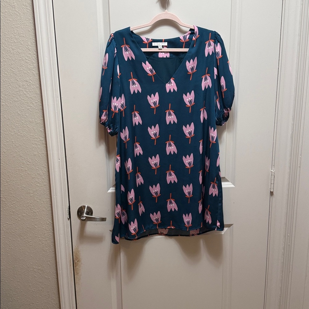 NWOT Karlie Poopies Silk Mini Dress